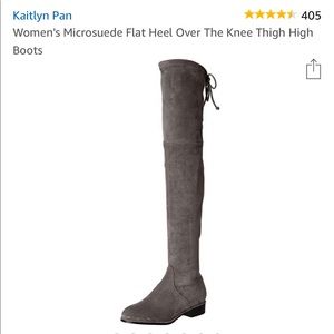 Kaitlyn Pan over the knee boots
